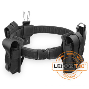 Tactical Belt with Pouches adopts 1000D Nylon with different pouches for multifunction